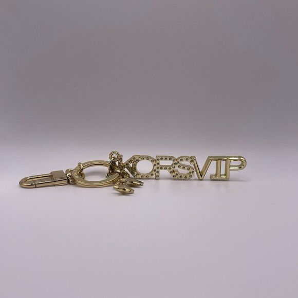 Michael Kors Crystal Embellished 'Kors VIP' Charm Keychain - Picture 1 of 11